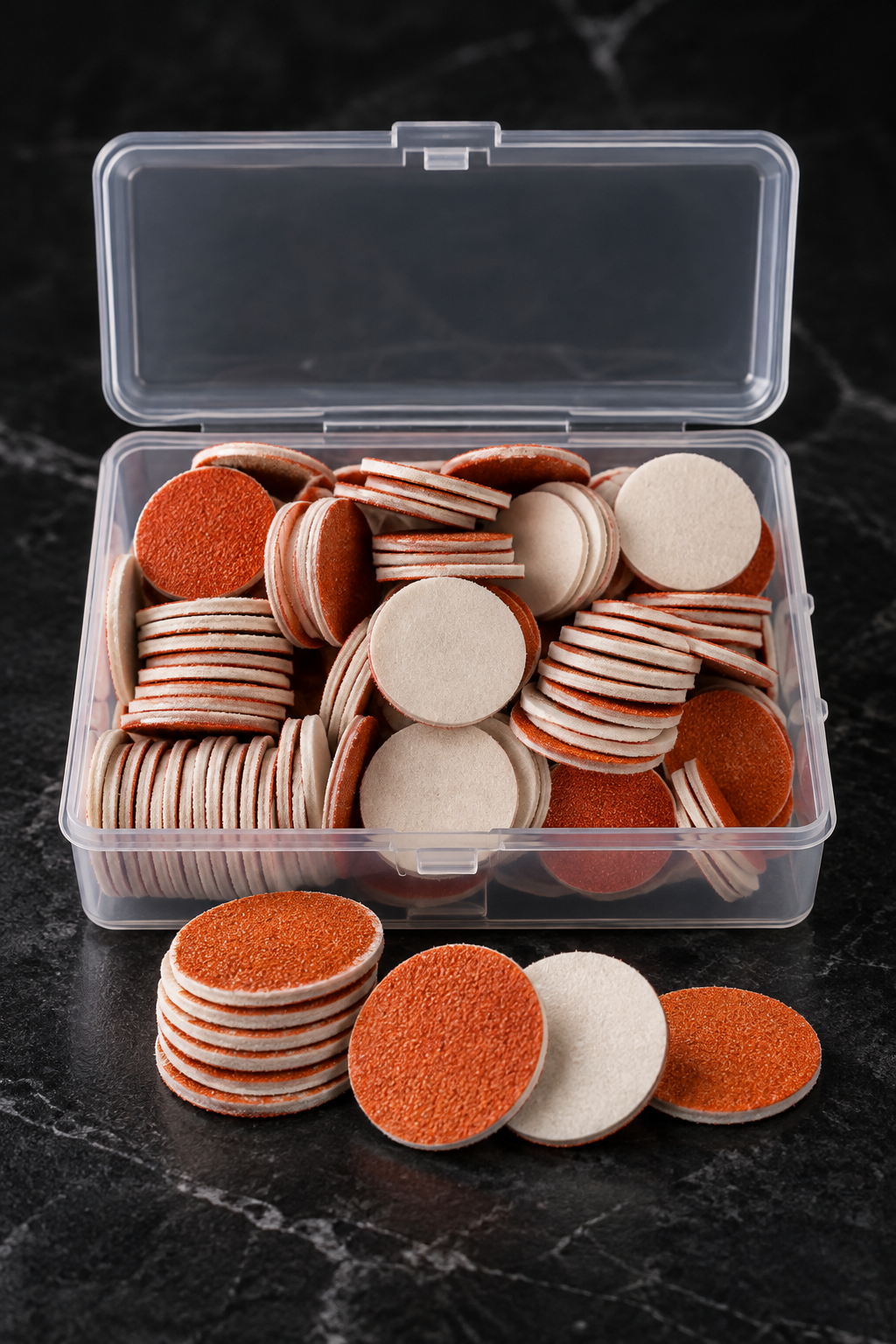 Pedicure Sanding Discs 20mm, 80 Grit 100 pcs