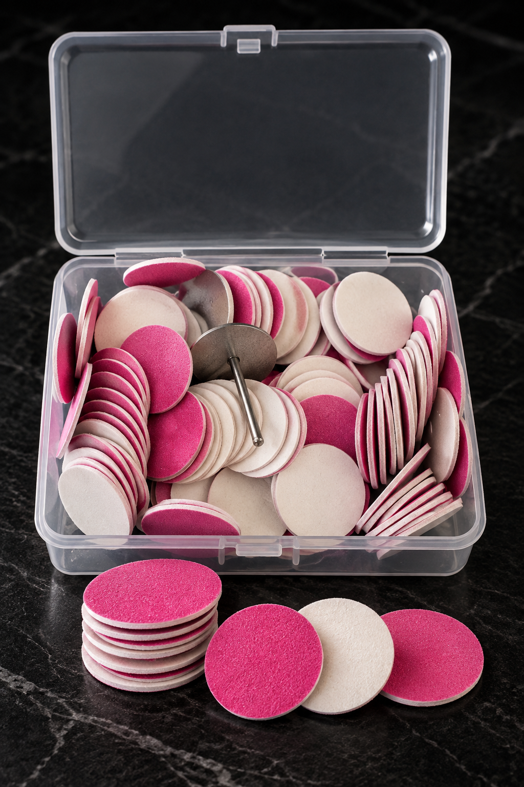 Pedicure Sanding Discs 25mm, 240 Grit 100 pcs