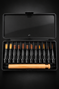 Nail Art Brush 12-pc Set – Black