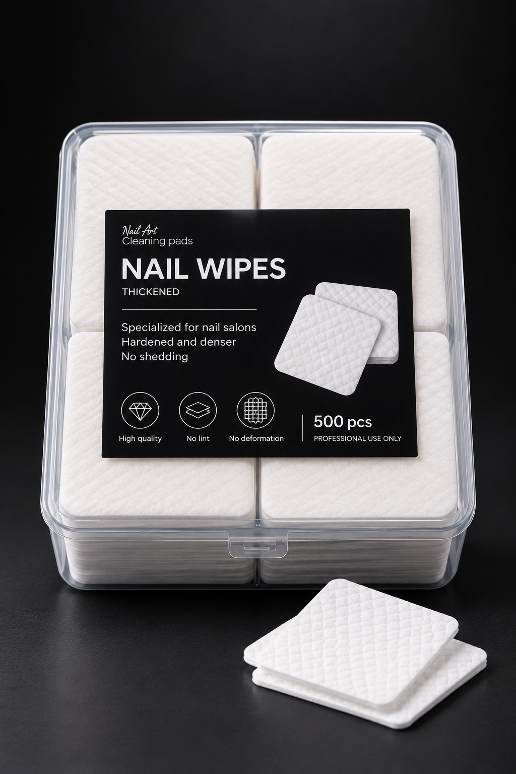 Lint-Free Nail Wipes – 500 pcs