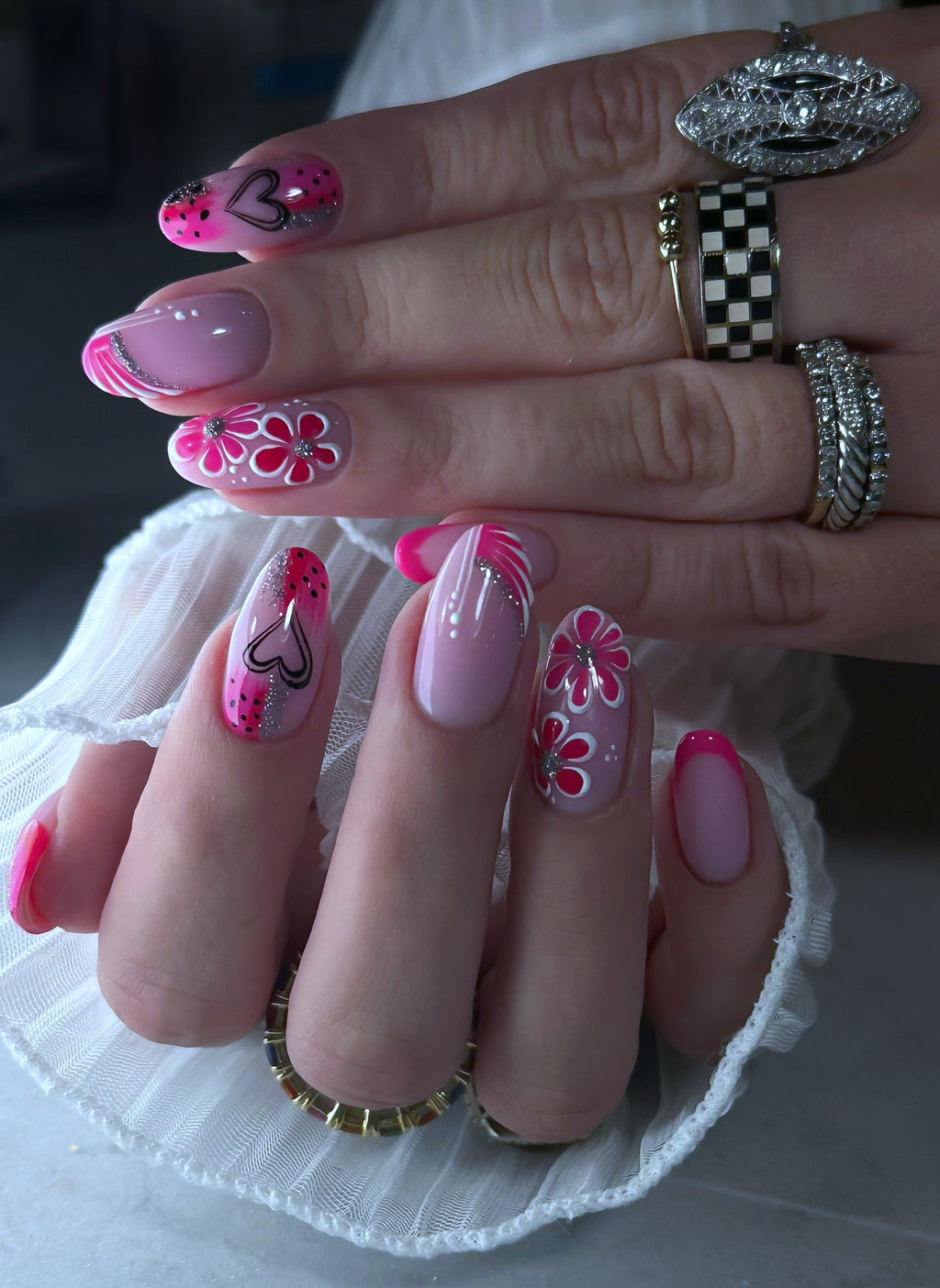 Fast Gel 107 "Delicate" Gel Point Builder Gel, Fast 5 Sec Cure UV/LED Hard Gel for Nail Extension, liquid, Strong Self-Leveling, No Lifting, No Cracks,