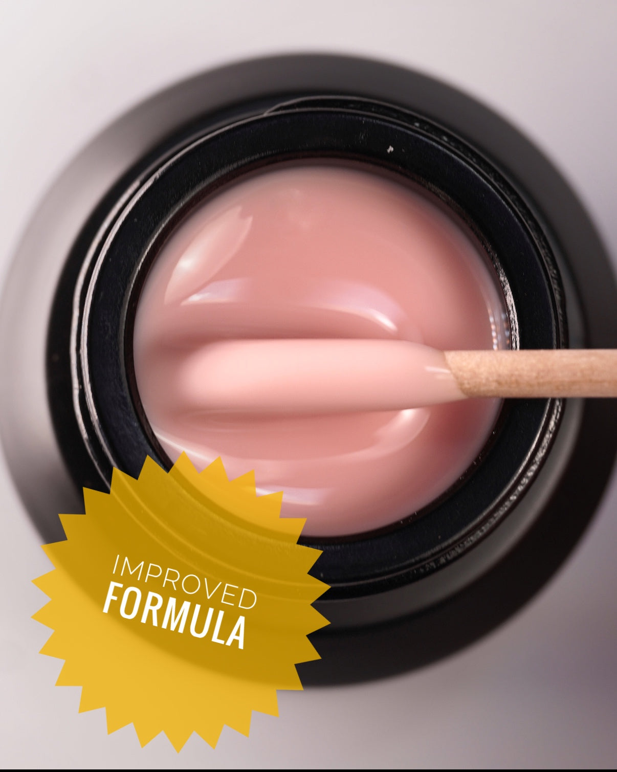 Comfort Gel 209 "Porcelain" Gel Point Builder Gel, Fast 5 Sec Cure UV/LED Hard Gel for Nail Extension, liquid, Strong Self-Leveling, No Lifting, No Cracks,