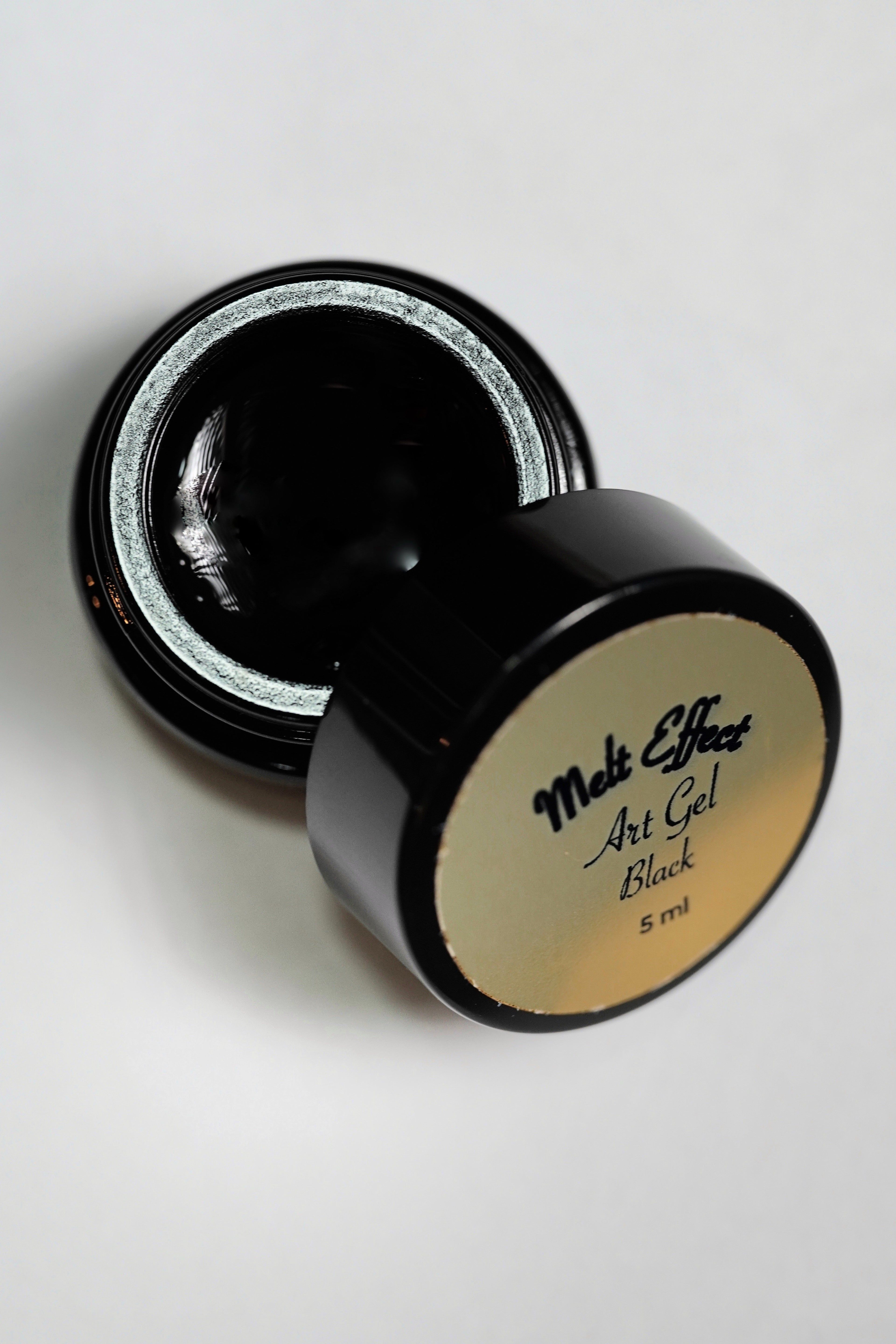 Melt Effect Art Gel “Black”  5 ml (Melt Effect Base required)