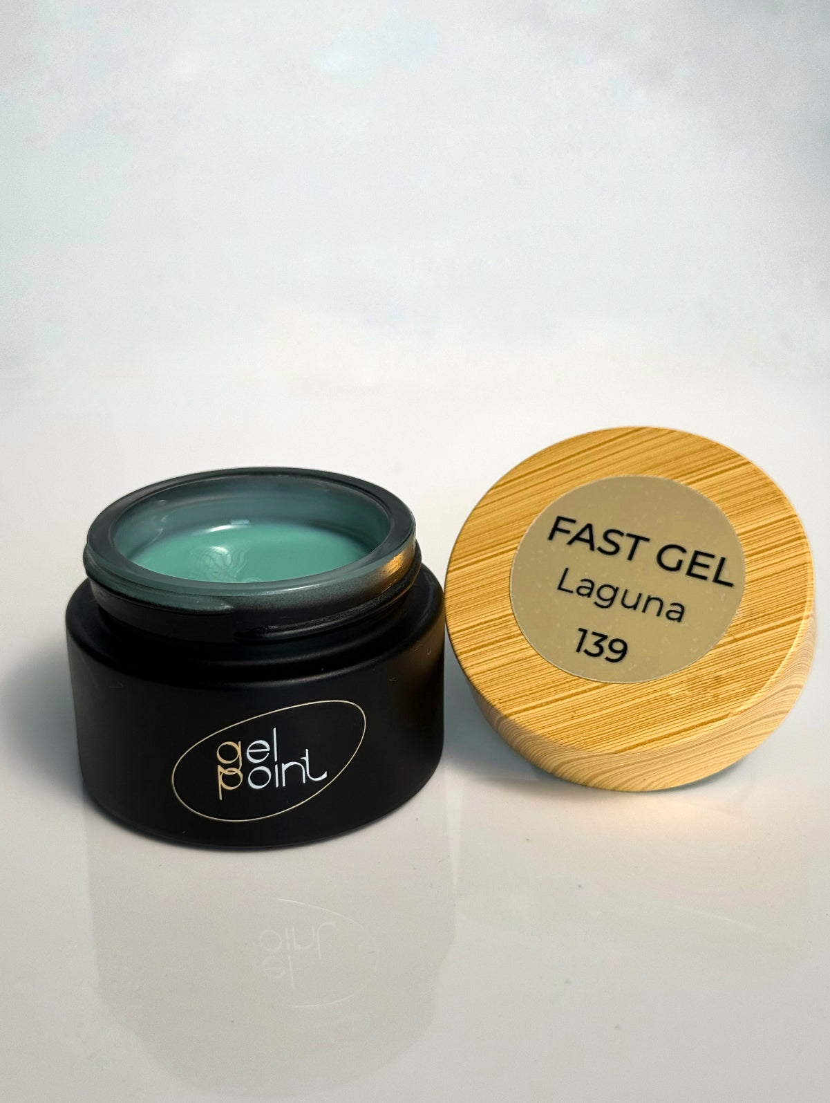 Fast Gel 139 "Laguna" Gel Point Builder Gel, Fast 5 Sec Cure UV/LED Hard Gel for Nail Extension, liquid, Strong Self-Leveling, No Lifting, No Cracks,