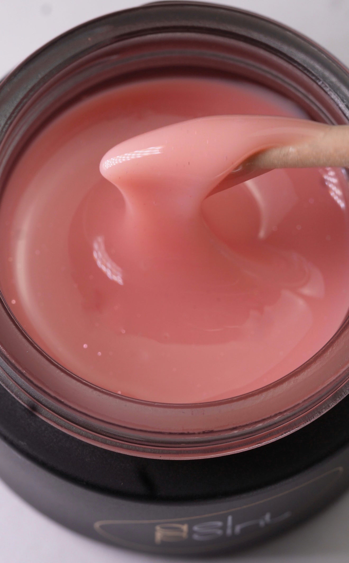 Fast Gel 115 "Caramel blush" Gel Point Builder Gel, Fast 5 Sec Cure UV/LED Hard Gel for Nail Extension, liquid, Strong Self-Leveling, No Lifting, No Cracks,