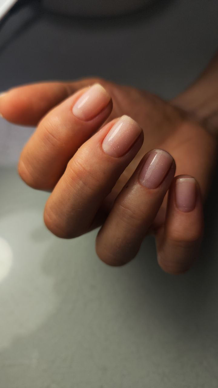 Fast Gel 123 "Cashmere" Gel Point Builder Gel, Fast 5 Sec Cure UV/LED Hard Gel for Nail Extension, liquid, Strong Self-Leveling, No Lifting, No Cracks,
