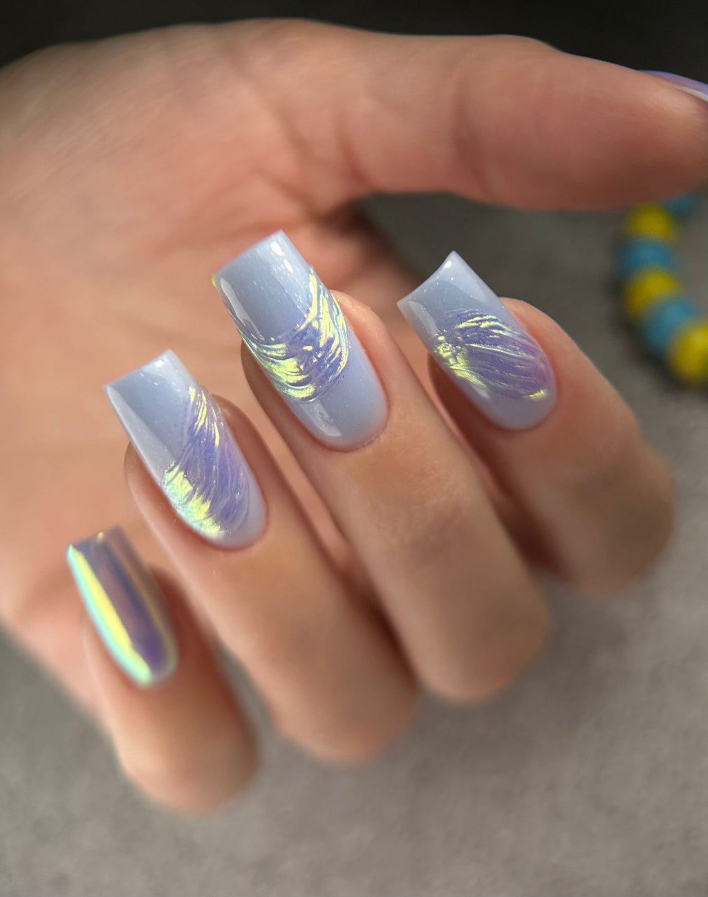 Fast Gel 109 "Serenity" Gel Point Builder Gel, Fast 5 Sec Cure UV/LED Hard Gel for Nail Extension, liquid, Strong Self-Leveling, No Lifting, No Cracks,