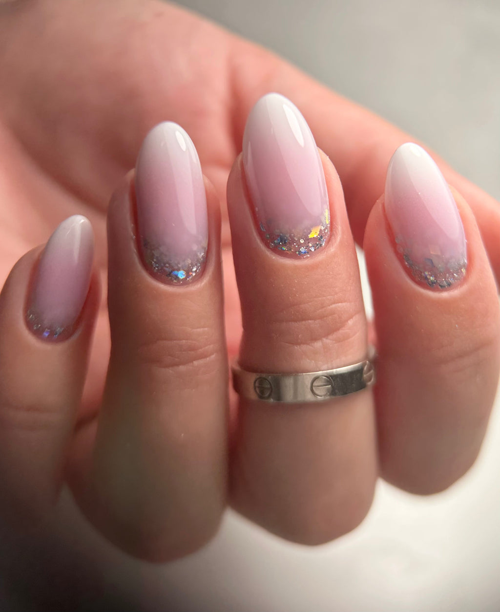 Fast Gel 107 "Delicate" Gel Point Builder Gel, Fast 5 Sec Cure UV/LED Hard Gel for Nail Extension, liquid, Strong Self-Leveling, No Lifting, No Cracks,