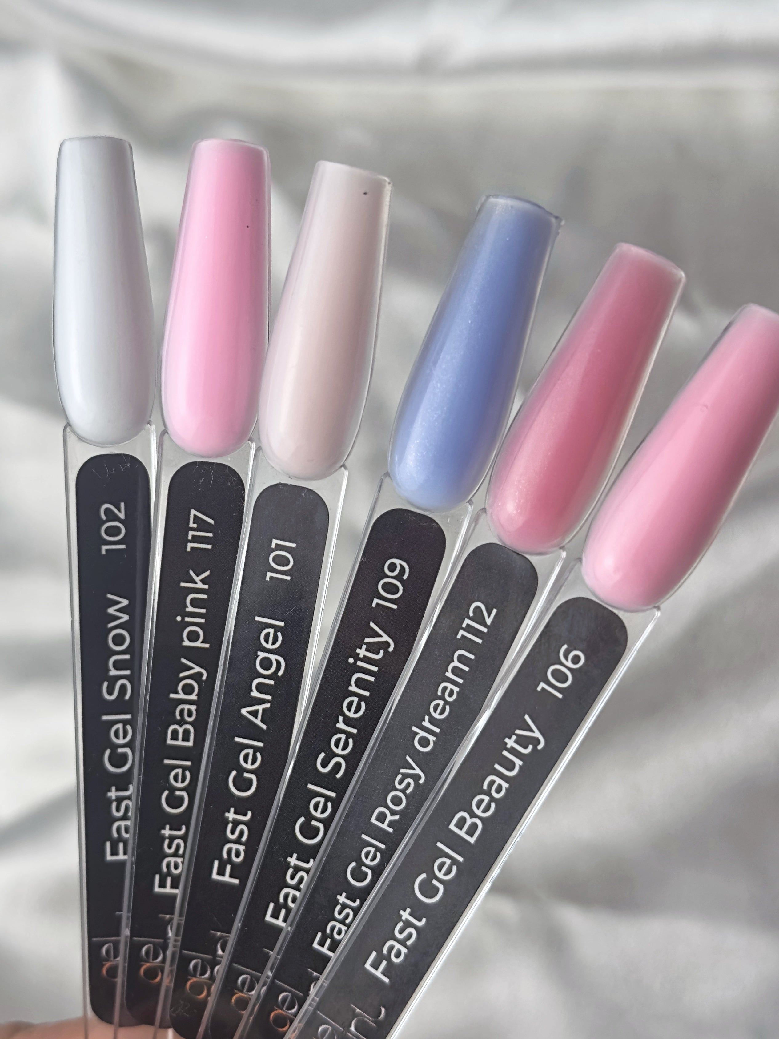 Fast Gel 101 “Angel” Gel Point Builder Gel, Fast 5 Sec Cure UV/LED Hard Gel for Nail Extension, liquid, Strong Self-Leveling, No Lifting, No Cracks,